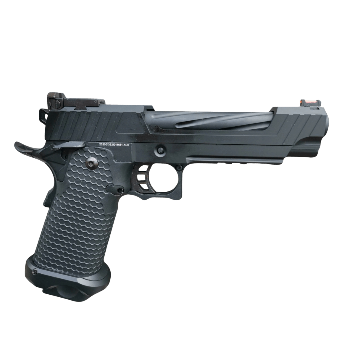 Golden Eagle 3403B Metal GMX 1G Hi-Capa 5.1 Gas Blow Back Gel Blaster - Black