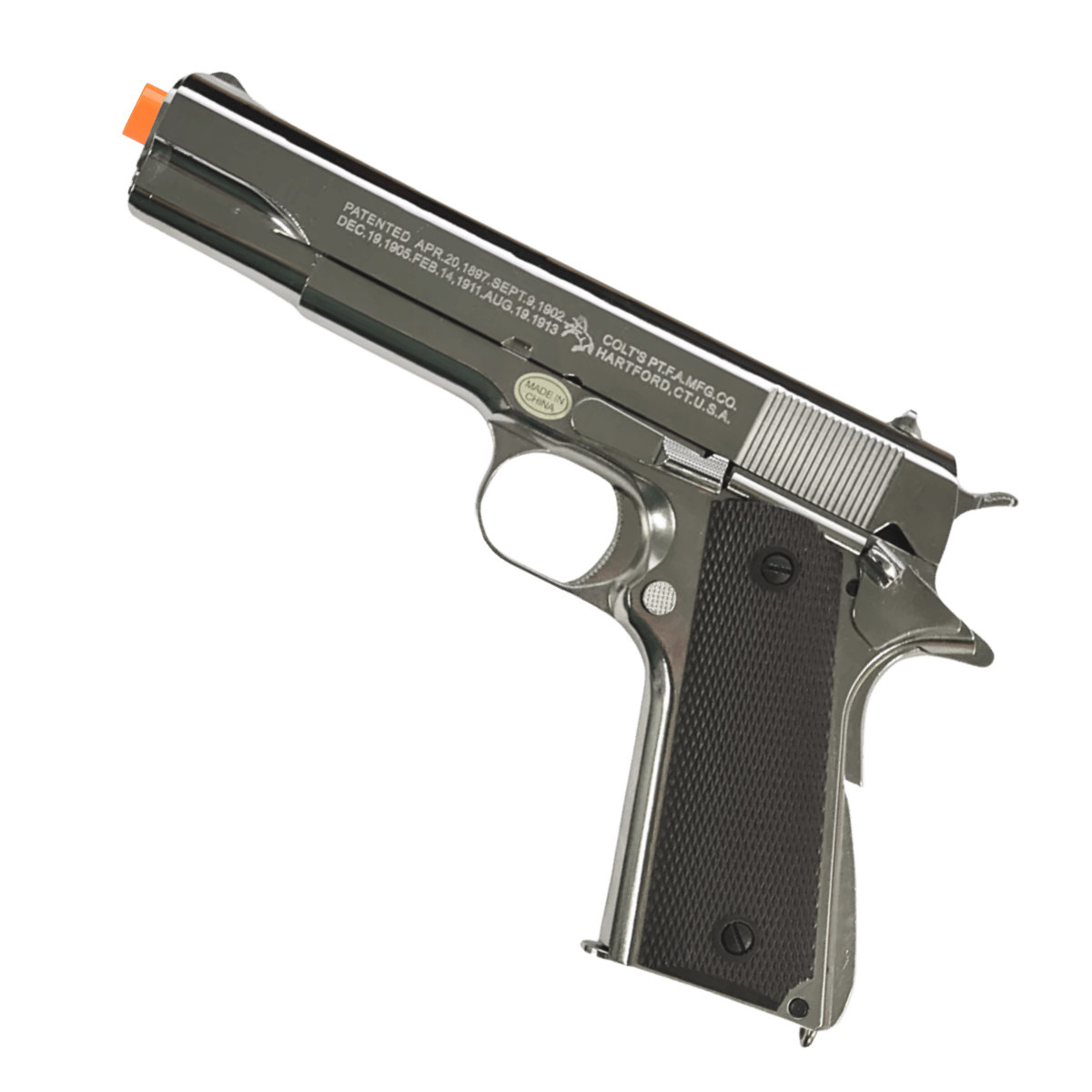 Golden Eagle GM1911 gel blaster featuring unique markings for collectors - Tactical Edge Hobbies