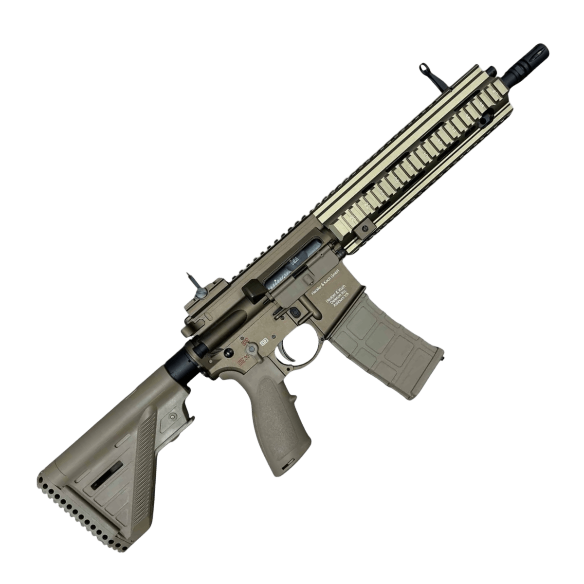 Golden Eagle HK416A5 Gas Blowback (GBBR) Gel Blaster Rifle - Tan