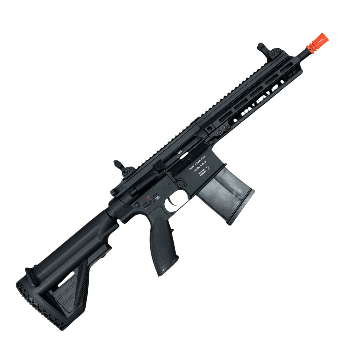 Golden Eagle HK417D Gel Blaster AEG Rifle w/9” Handguard - Black