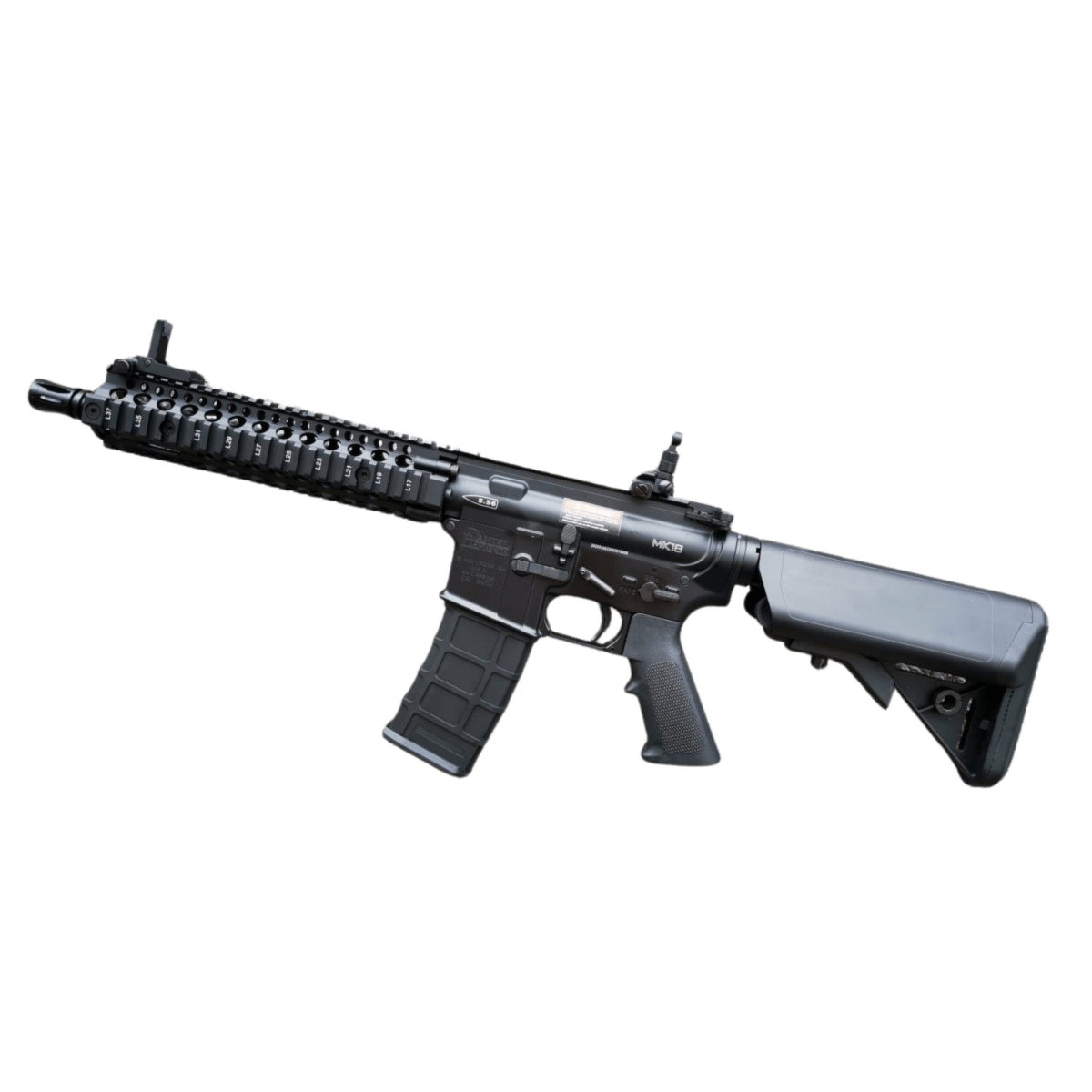 Golden Eagle MK18 MOD1 - Full Metal GBBR Gel Blaster - Black