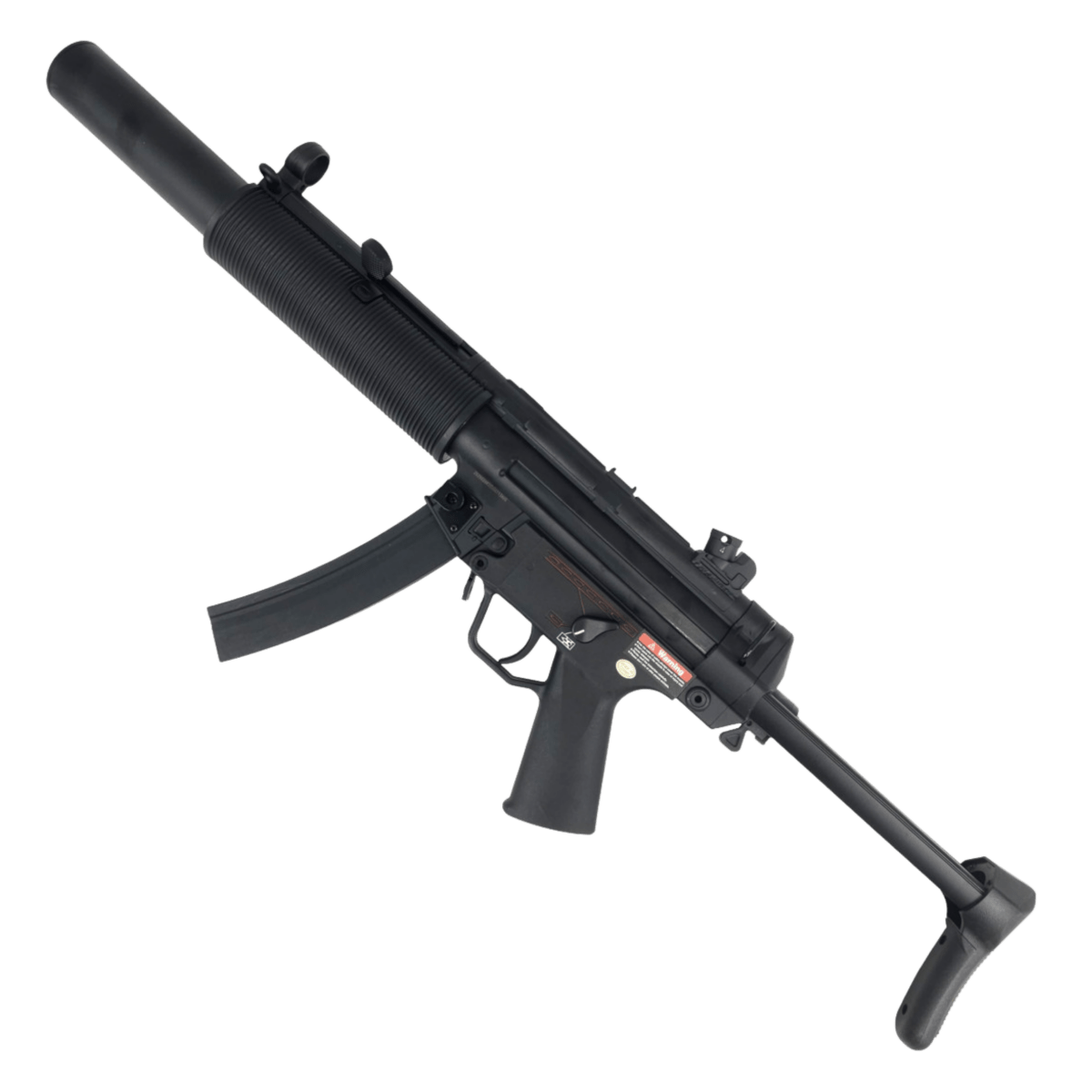 Golden Eagle MP5 SD3 AEG Suppressed SMG Gel Blaster