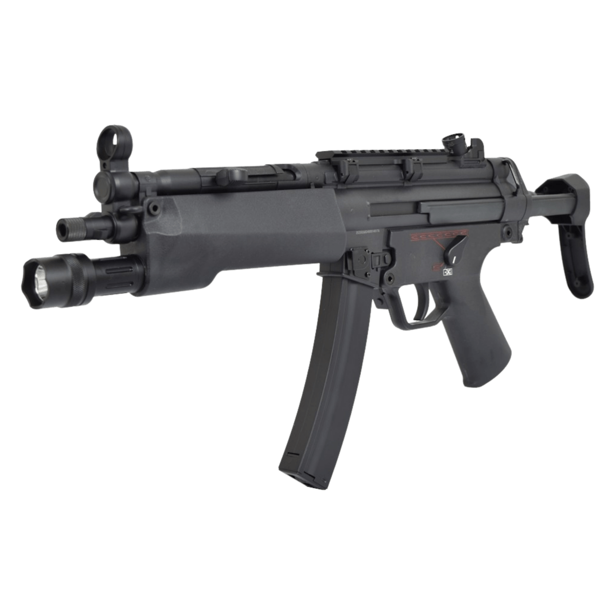 Golden Eagle MP5 S.W.A.T. Tactical SMG Gel Blaster - Flashlight
