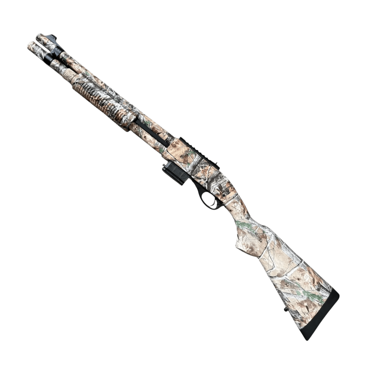 Camo V2 Golden Eagle 870 railed gas shotgun gel blaster - Tactical Edge Hobbies