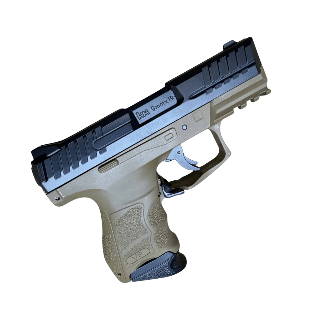HK VP9 SK Metal Manual Gel Blaster - Tan/Black