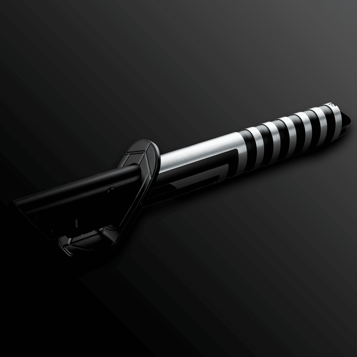 Inspired Darksaber Silver/Black Sith Lightsaber - Battle Sabers