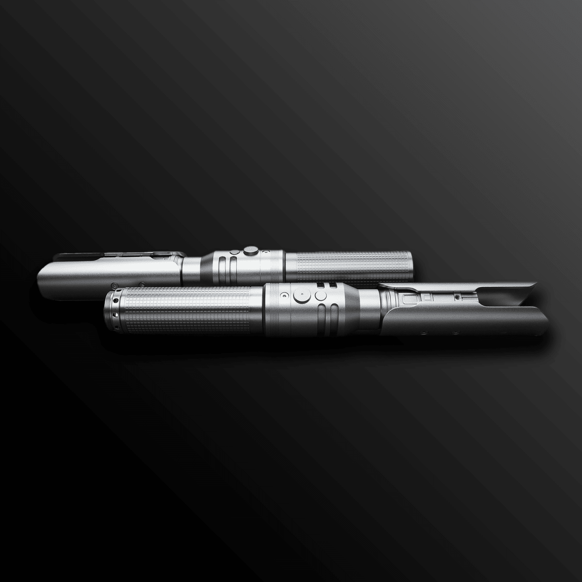 Handcrafted lightsaber with Kal Kestis design and blue glow – Battle Sabers
