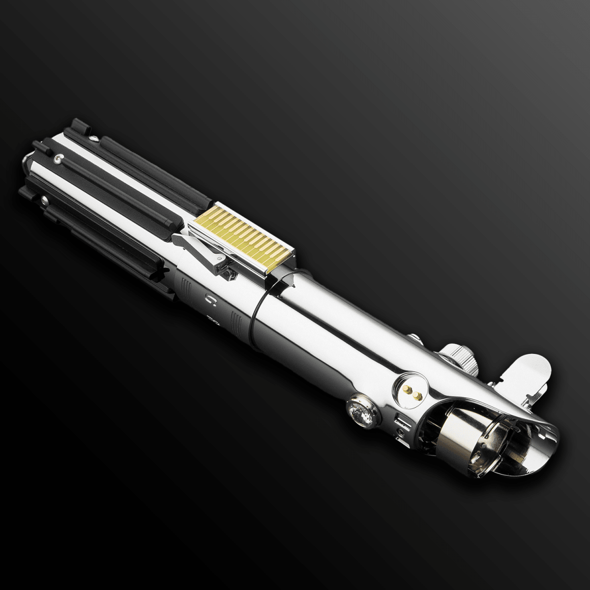 Iconic Graflex lightsaber design with blue blade – Battle Sabers