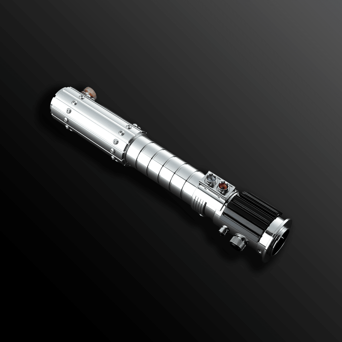 Mara Jade Skywalker lightsaber replica with vibrant red glow – Battle Sabers