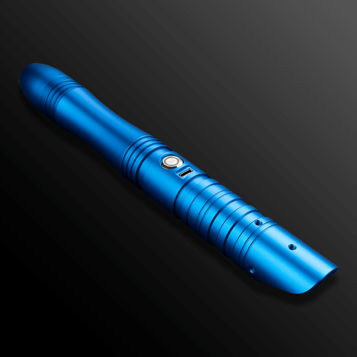 Side view of Jovian Light Saber glowing with energy - Tactical Edge Hobbies