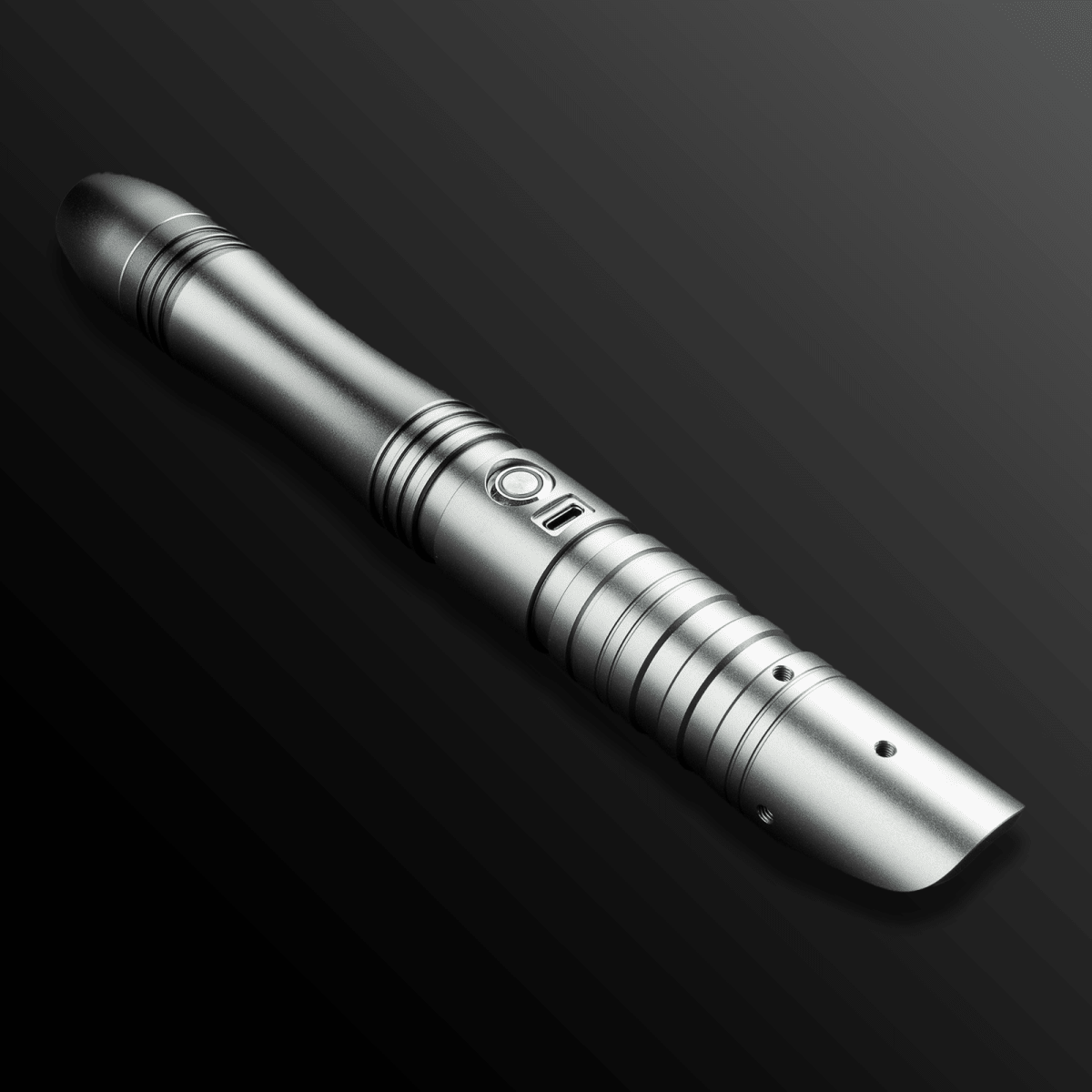 Close-up of Jovian Light Saber’s glowing energy core - Tactical Edge Hobbies