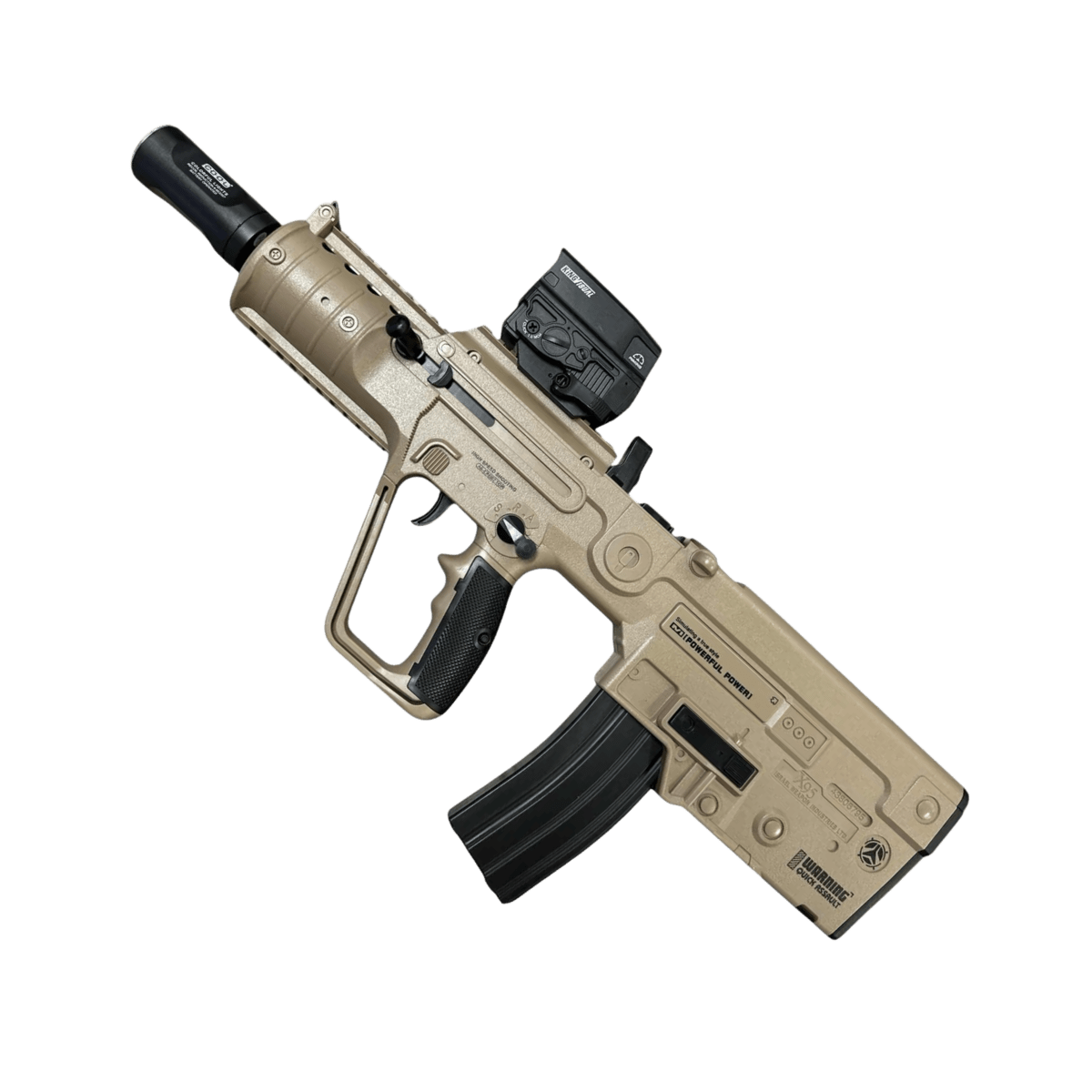 LeHui X95 Gel Blaster With Tracer unit - Tan