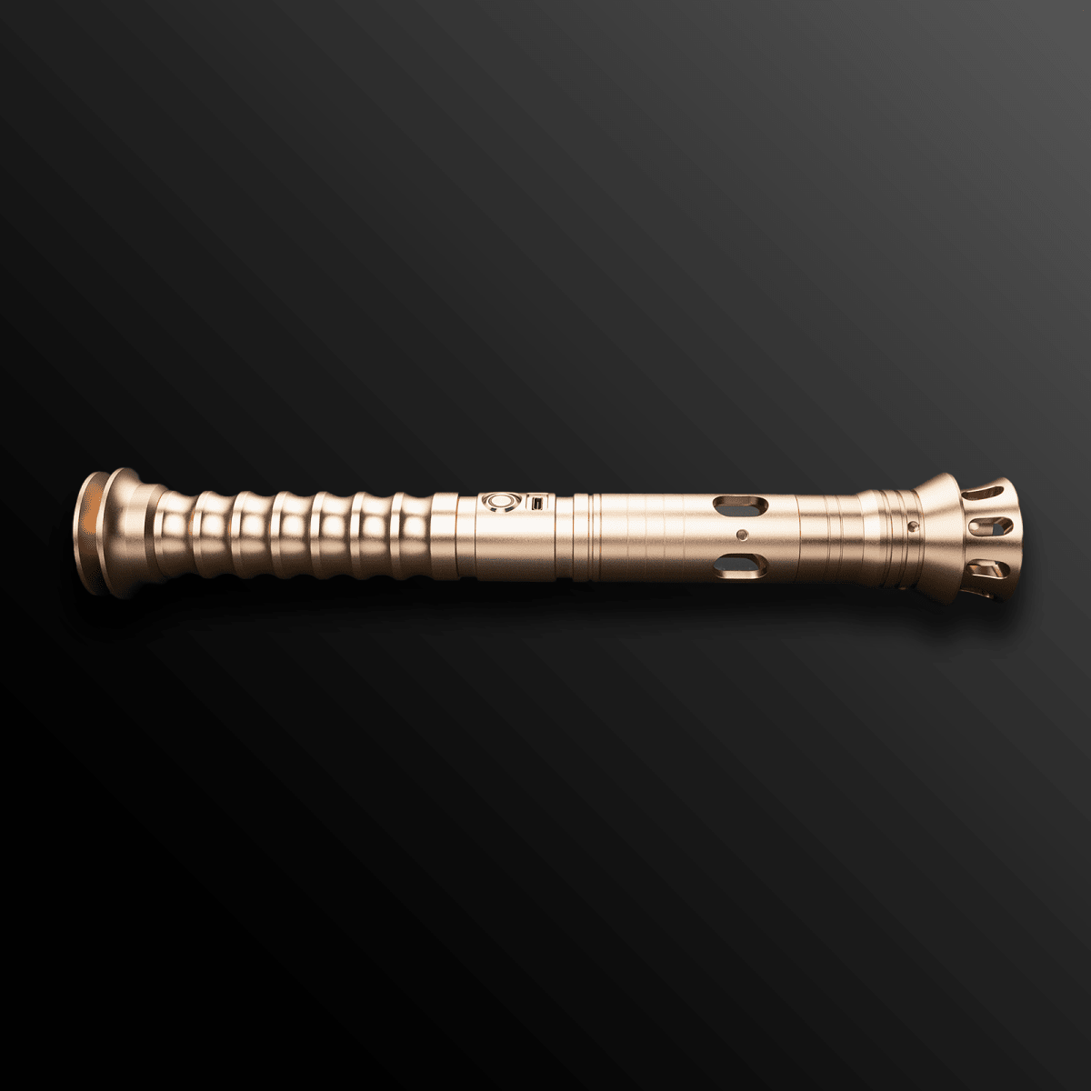 Elegant Lotus Light Saber resting on a smooth surface - Battle Sabers
