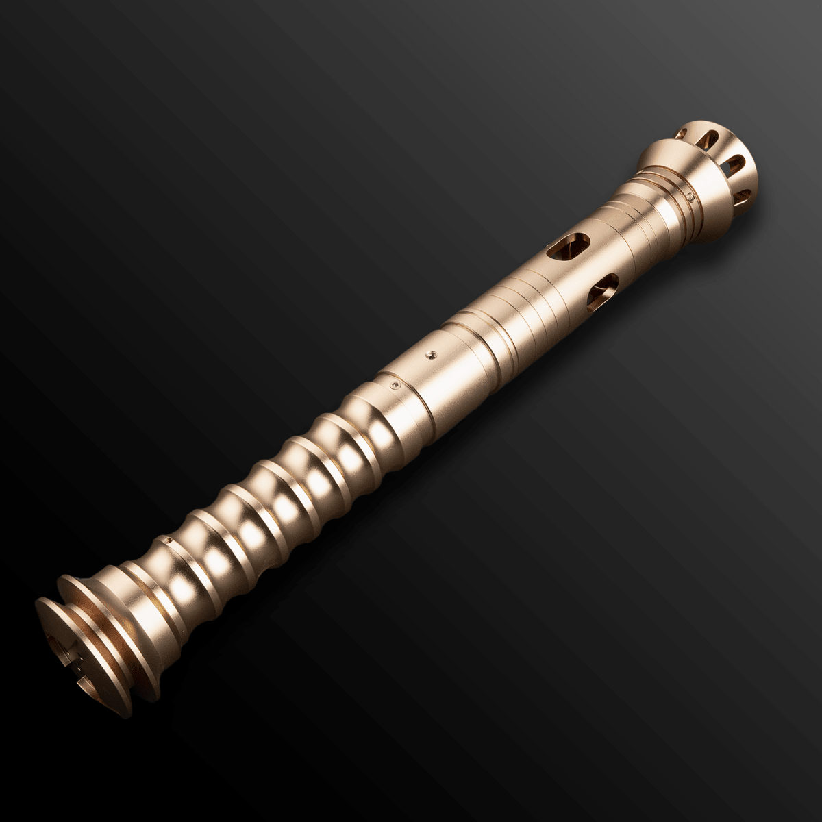Close-up of Lotus Light Saber’s radiant glowing blade - Battle Sabers