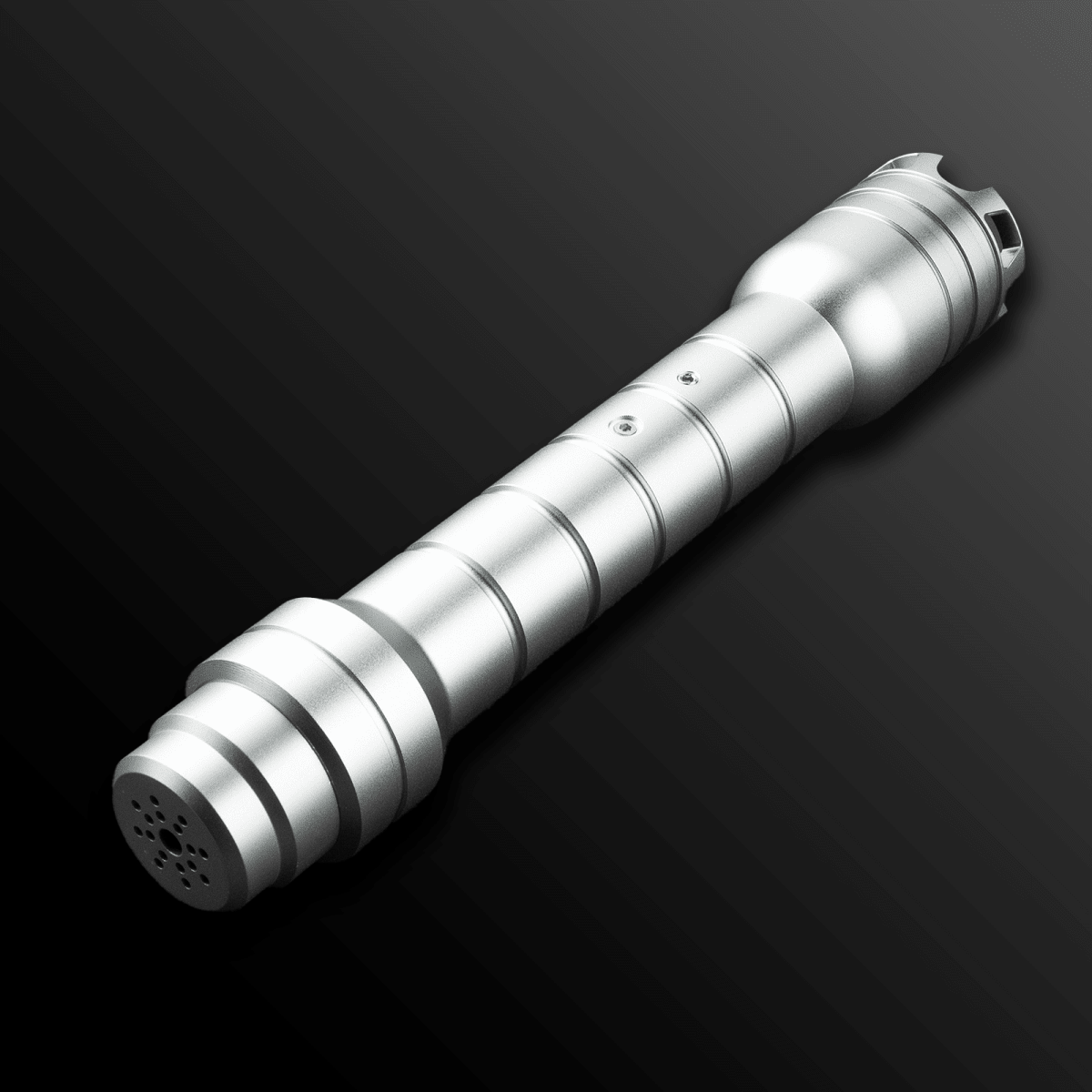 Side view of Pax Light Saber with a polished design - Battle Sabers