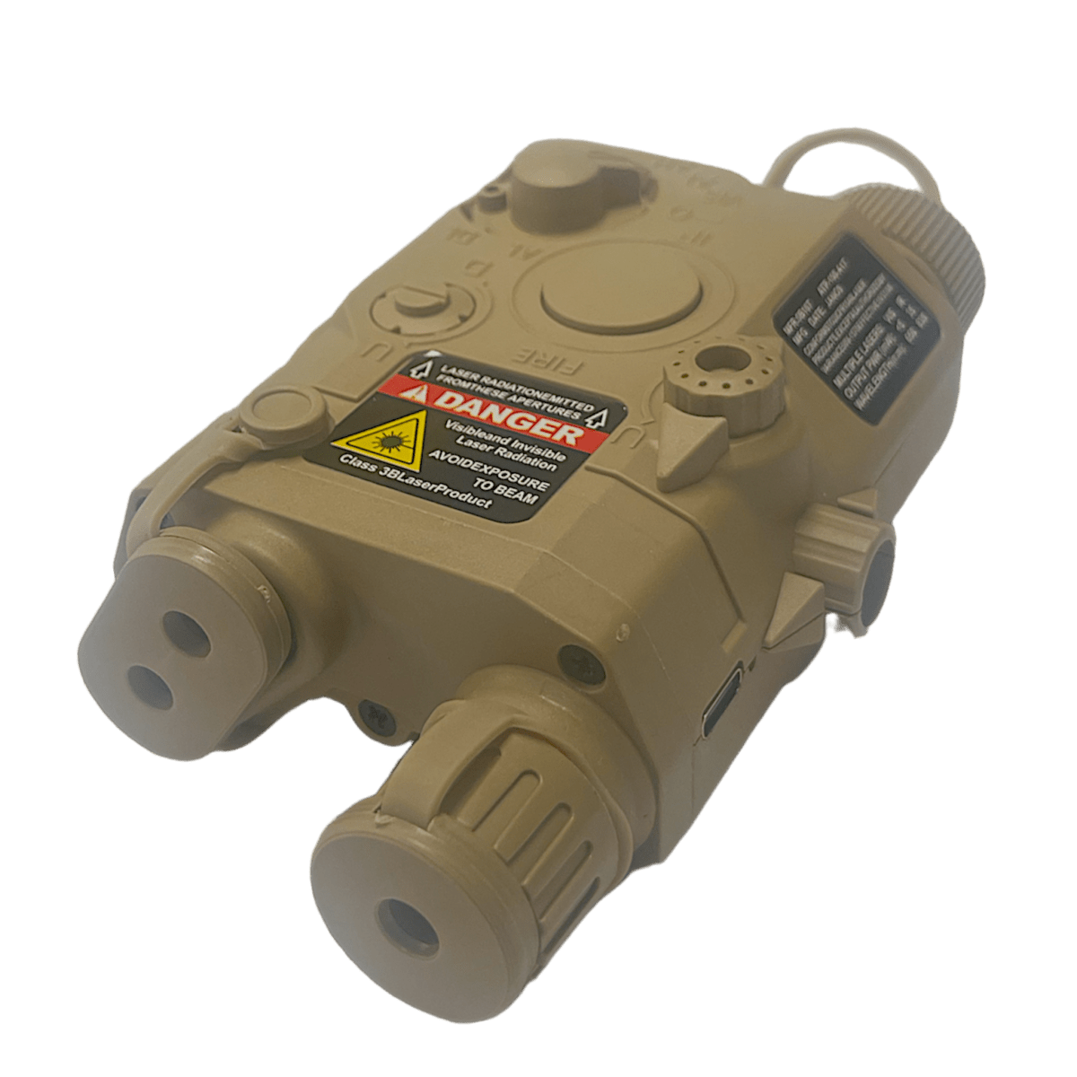 PEQ Re-Chargeable Torch & Laser rechargeable design for reliable performance - Tactical Edge Hobbies