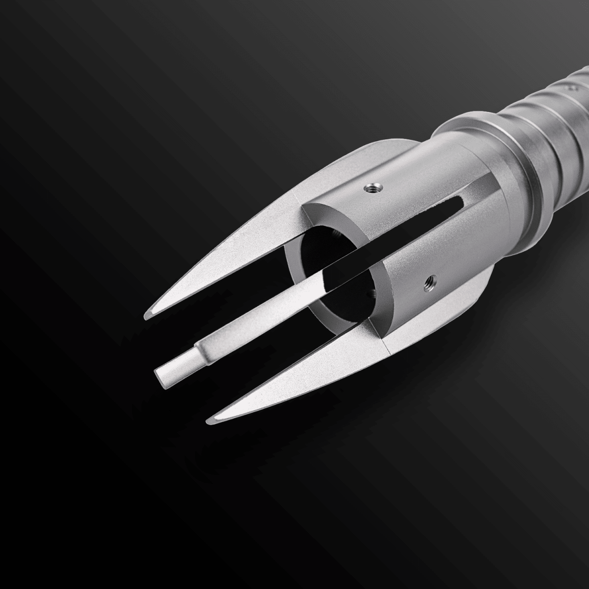 Phoenix Light Saber glowing intensely in motion - Battle Sabers