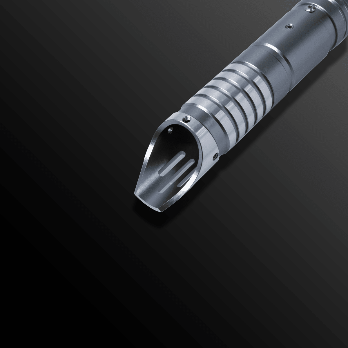 Protector Light Saber resting on a reflective surface - Tactical Edge Hobbies