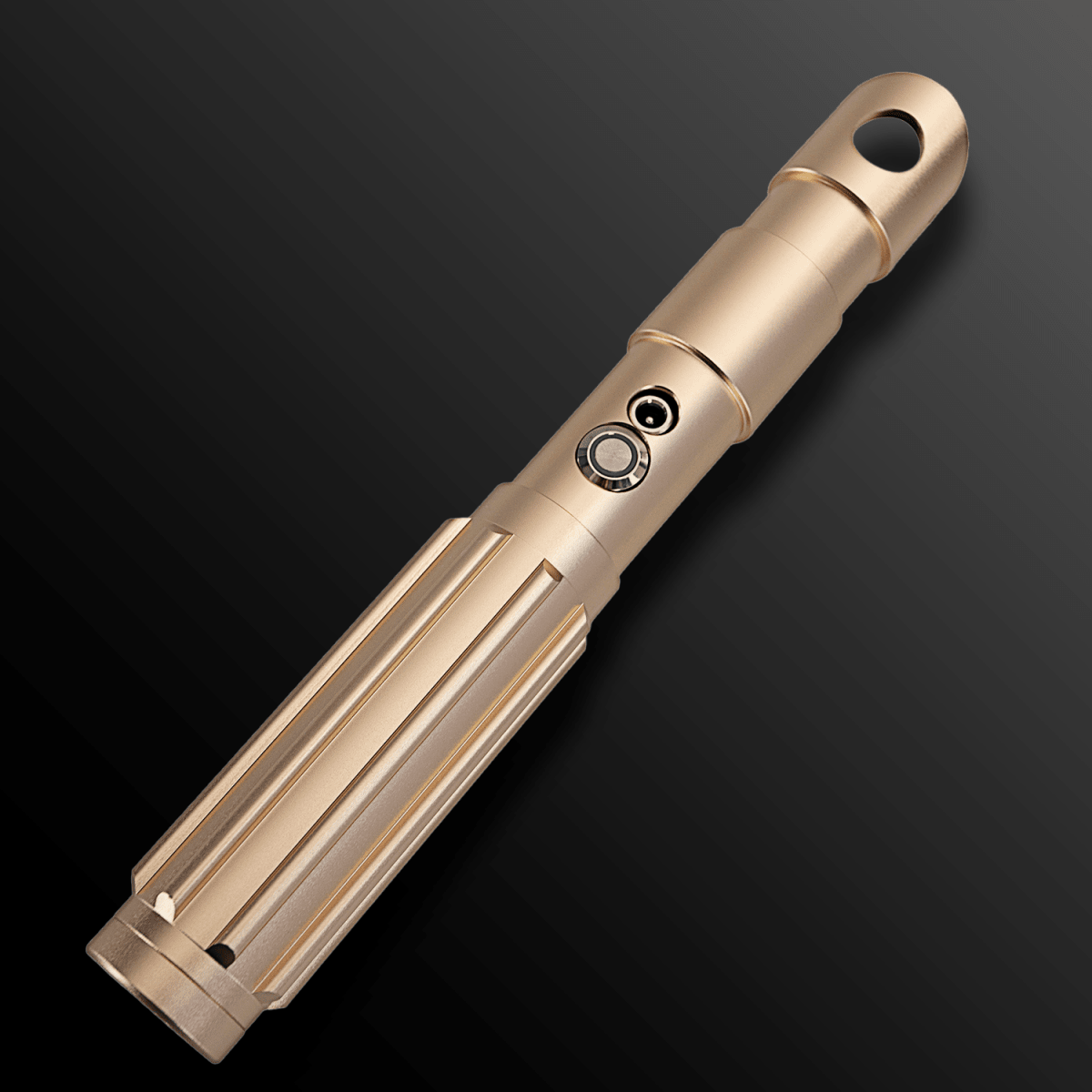 Close-up of Republic Light Saber showing hilt details - Tactical Edge Hobbies