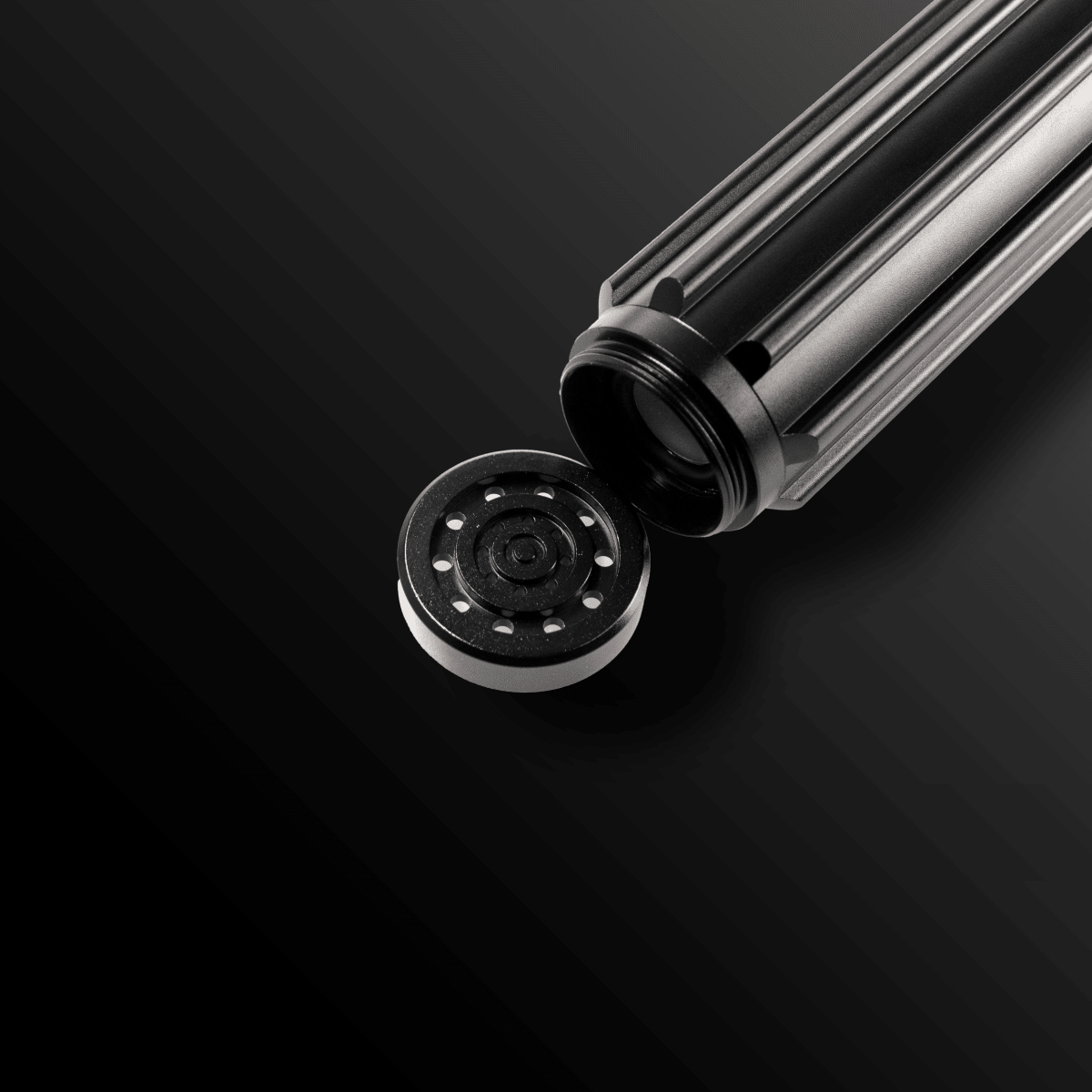 Side profile of the Republic Light Saber activated - Tactical Edge Hobbies