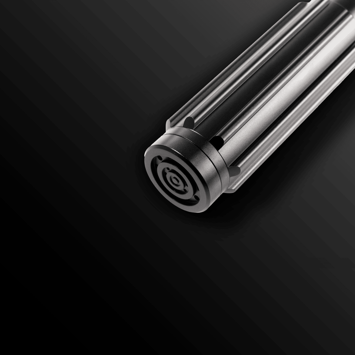 Elegant metallic design of the Republic Light Saber handle - Tactical Edge Hobbies