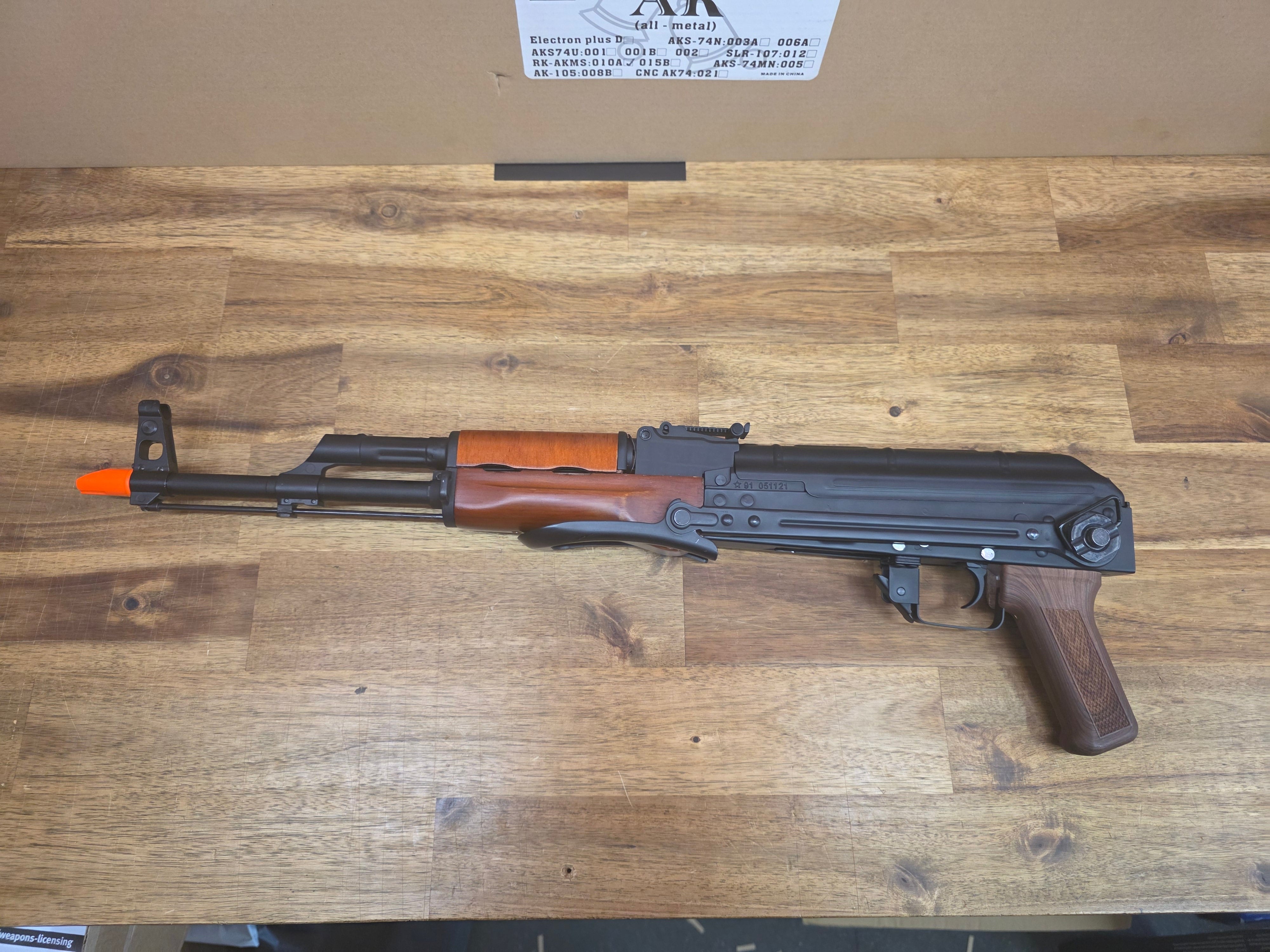 Ex Demo - Double Bell 010A AKMS AEG With Real Wood Handguard