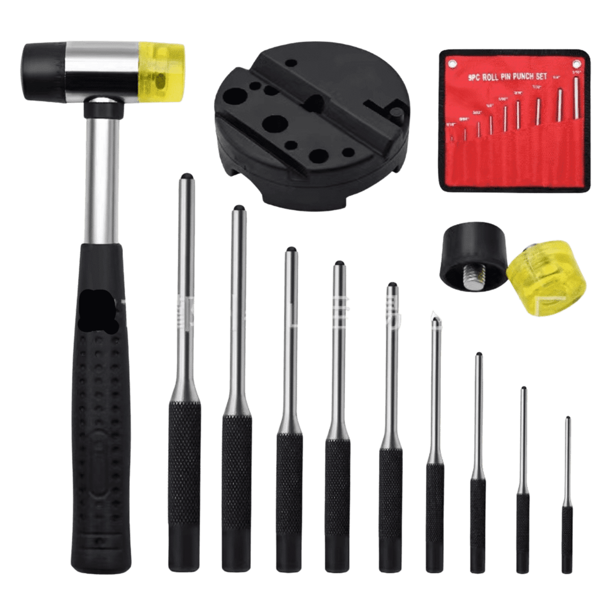 Roll Pin Punch Set Perfect Tool For Gunsmith, Jewelers, Watchmakers. Engineers, Carpenters