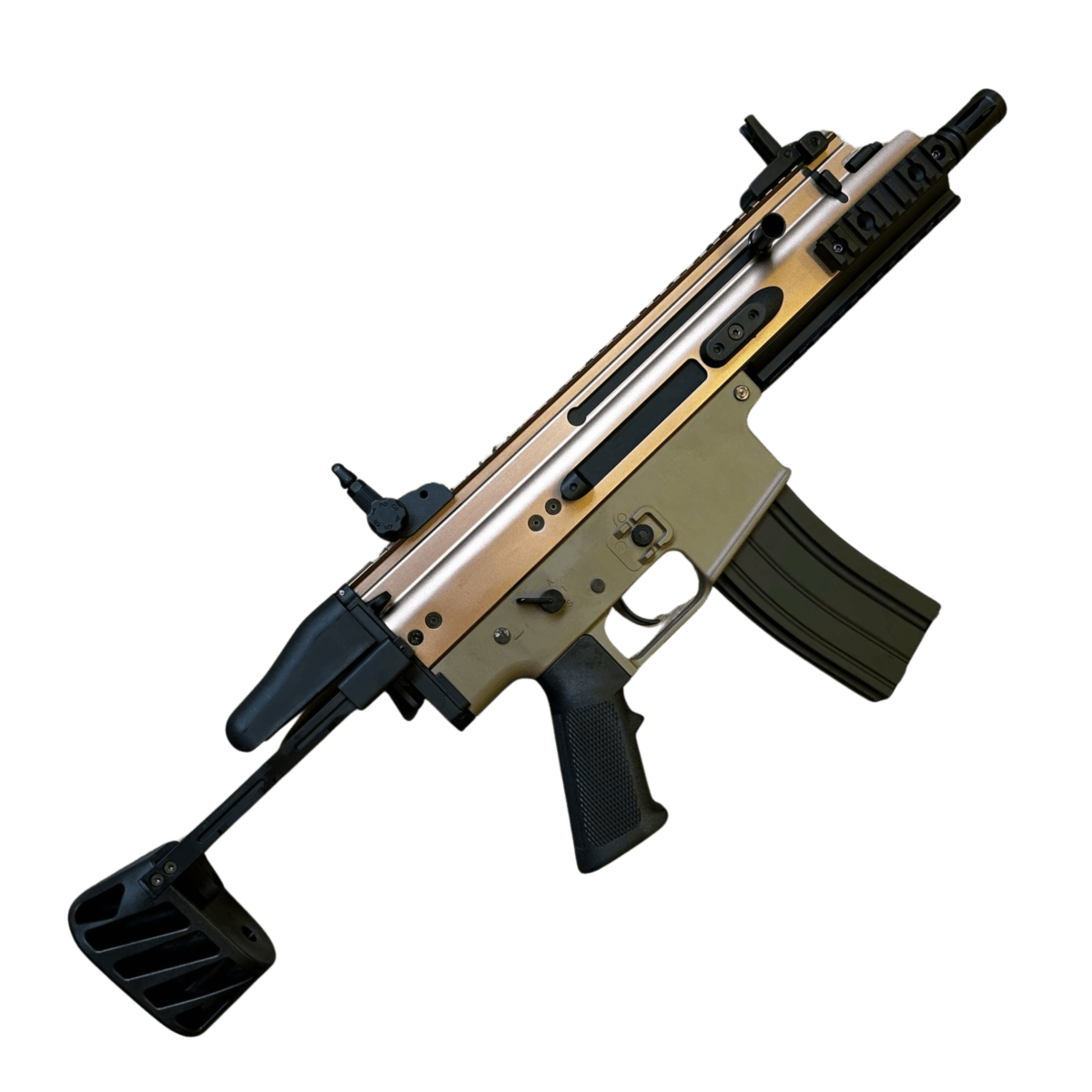 SCAR-SC AEG Metal Gel Blaster - Tan