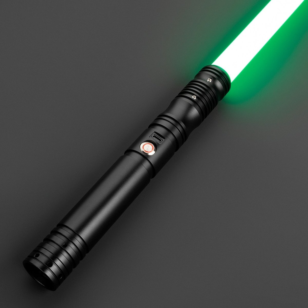 Close-up of Solari Light Saber hilt - Tactical Edge Hobbies