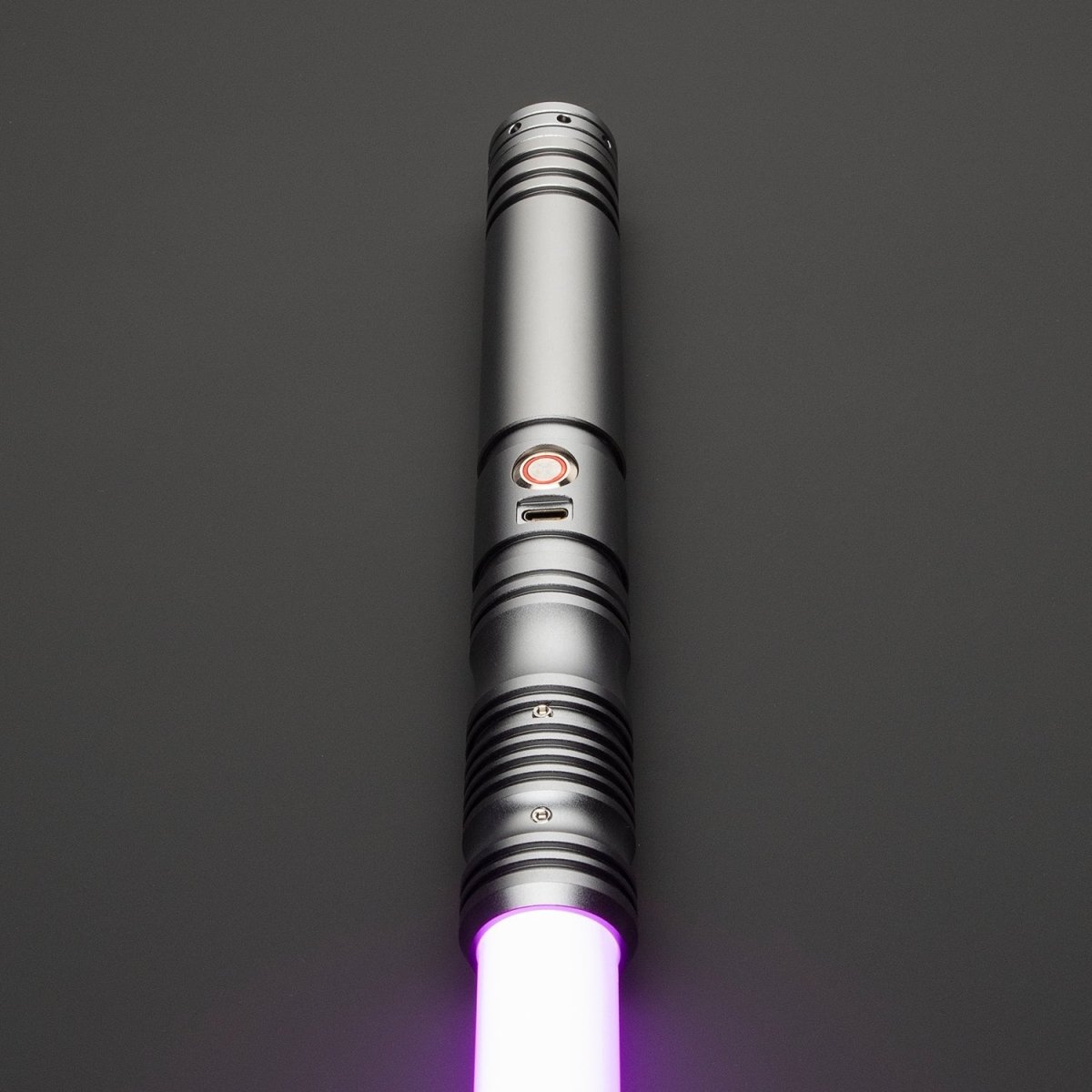 Solari Light Saber with sleek silver design - Battle Sabers