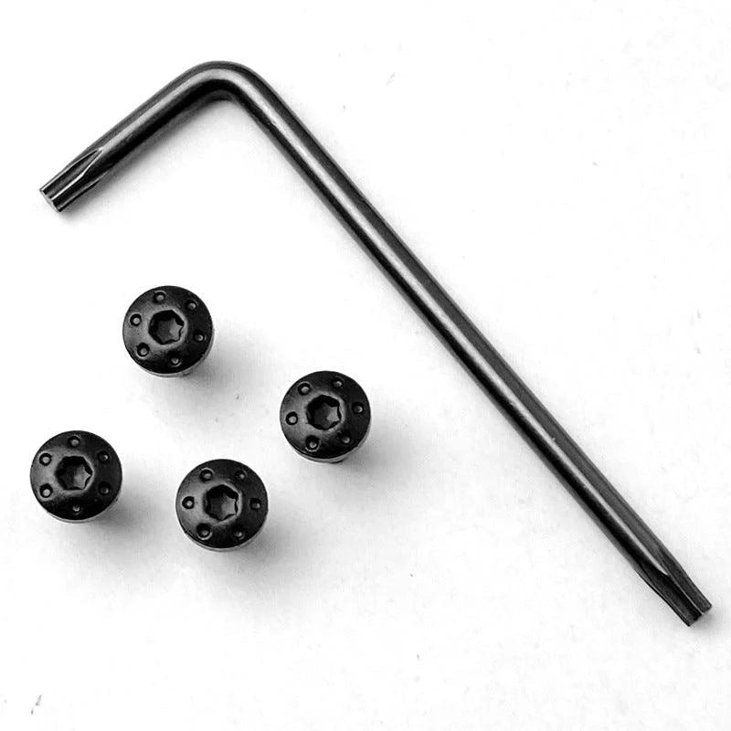 Tactics Torx Grip Screws – 4 Screws For G10 GE 1911 V10 Pistol Grip - Black