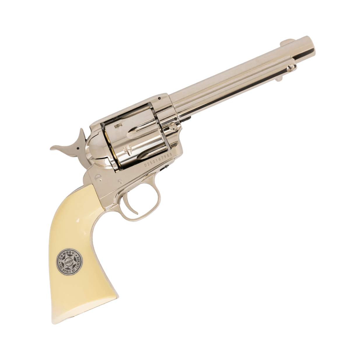 Umarex Wingun SAA Peacemaker CO2 Gel Blaster V2 - Nickel Pearl