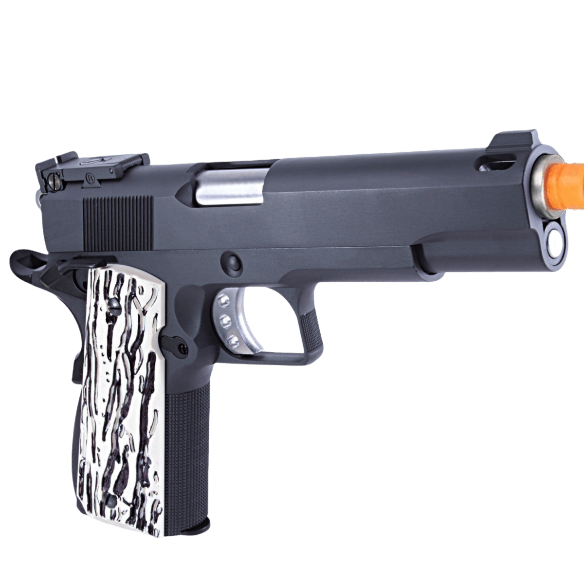 WE Tech 1911 Classic Gelsoft Gel Blaster featuring realistic blowback action - Tactical Edge Hobbies