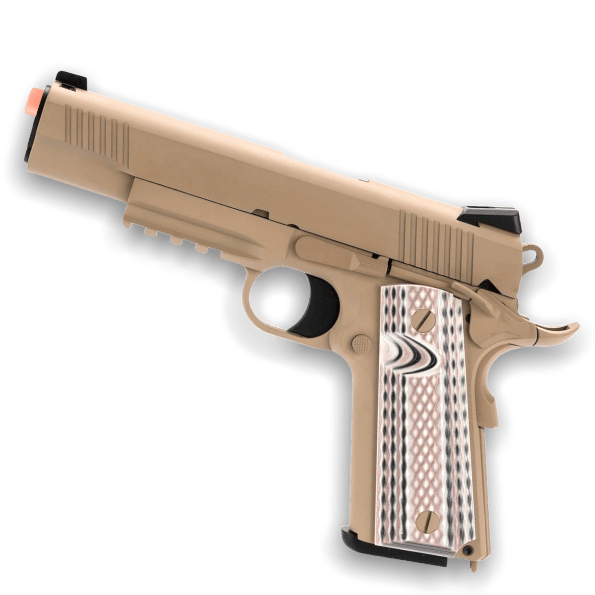 WE Tech 1911 M45A1 Gelsoft Gas Blowback Gel Blaster for high-performance action - Tactical Edge Hobbies