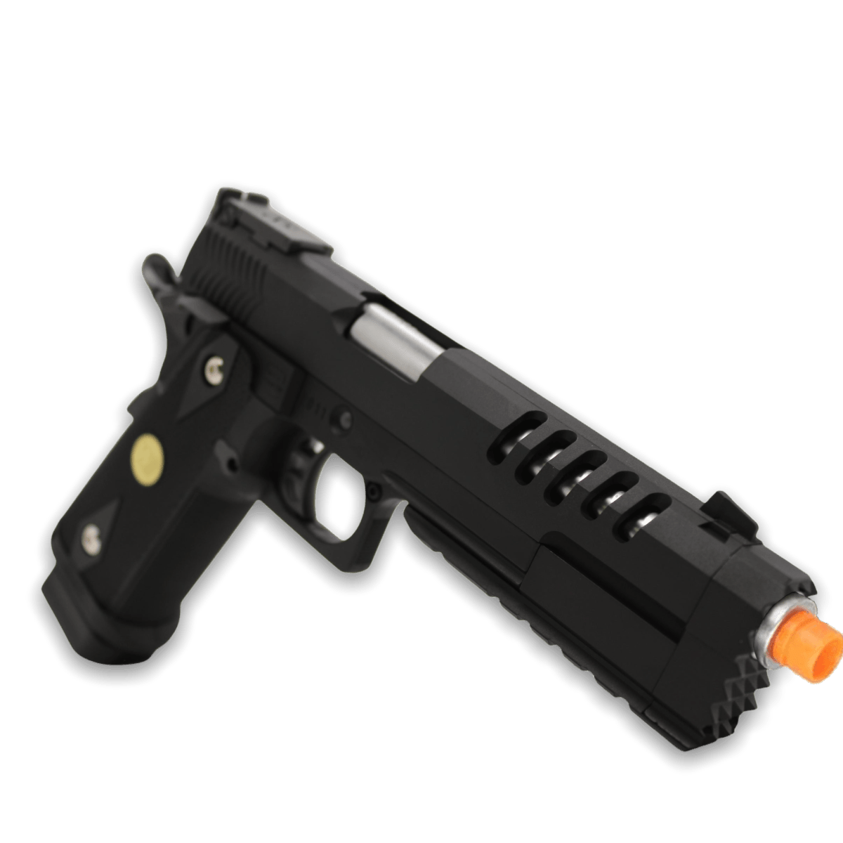 WE-Tech Hi-Capa 5.2 Hyper Strike Gas Blowback Gel Blaster, built for high-performance gameplay - Tactical Edge Hobbies