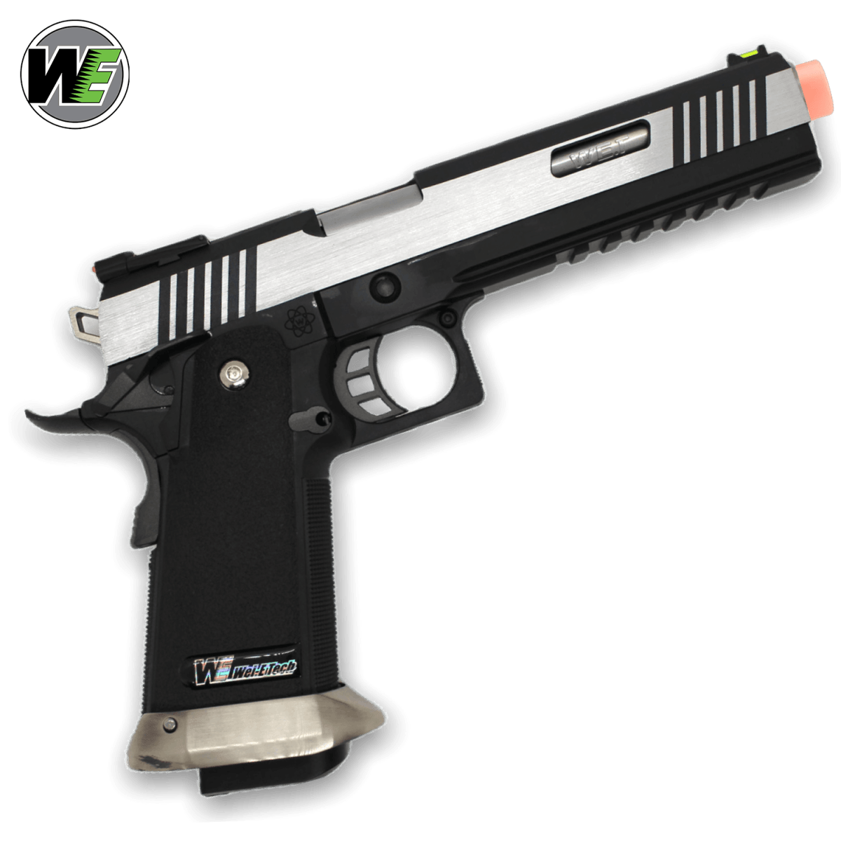 WE-Tech Hi-Capa 6" I-REX Competition Gas Blowback Gel Blaster, designed for precision and performance - Tactical Edge Hobbies