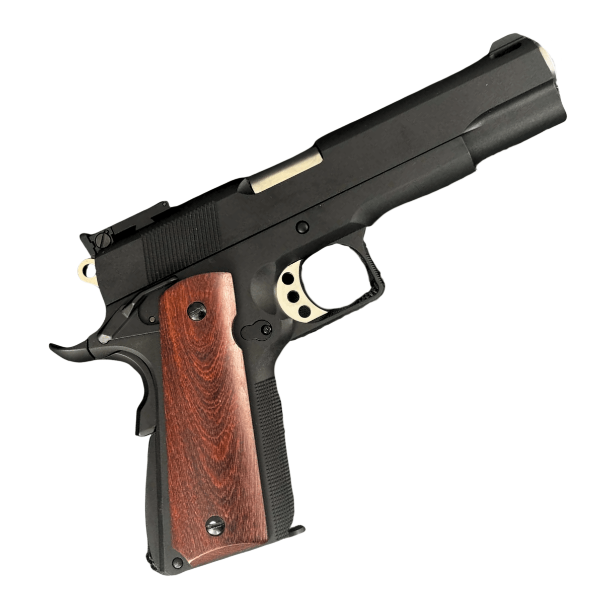 WE Tech WW2 1911 Wood Grip GBB Gel Blaster - No Rail