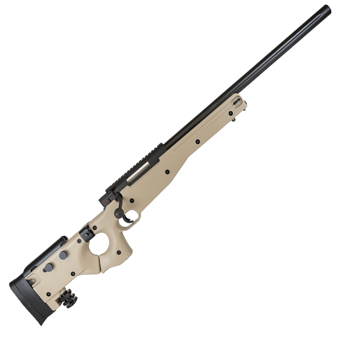 WELL MB08 Metal L96 AWM Bolt Action Gel Blaster Sniper Rifle w/ Folding Stock - Tan