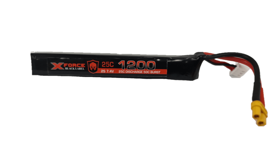 X-Force Black Label 1200mah 7.4v Lipo Battery - XT30