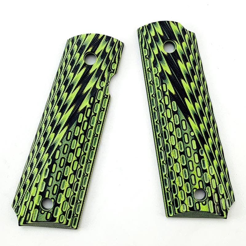 High-quality Tactical Green Pistol Grip Set for GE 1911 GBB Gel Blaster for enhanced grip and control - Tactical Edge Hobbies