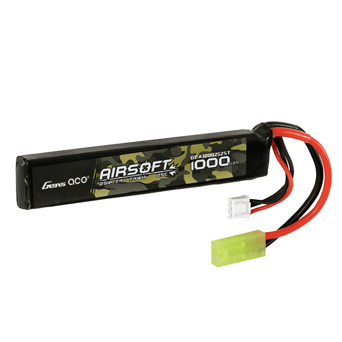 25C discharge Gens Ace 2S1P Li-Po battery for gel blasters - Tactical Edge Hobbies