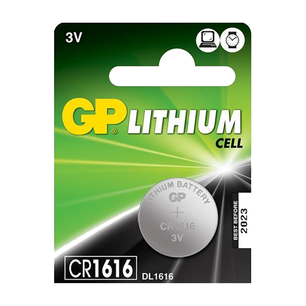 GP Lithium Cell 3v CR1616 Battery - Tactical Edge Hobbies