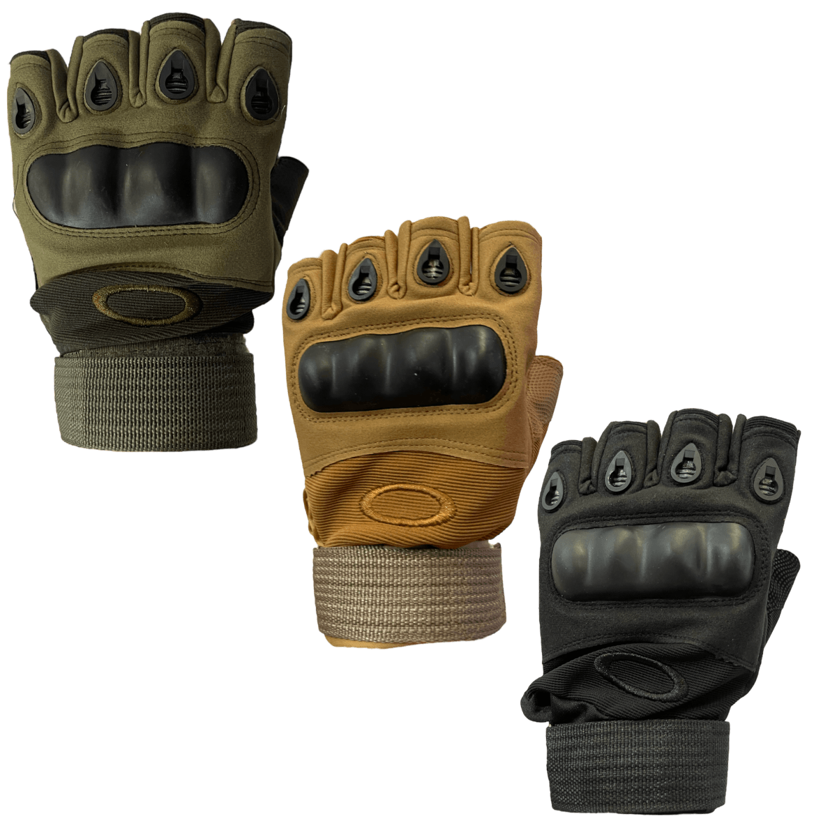 Half finger tactical gloves for enhanced grip - Tactical Edge Hobbies