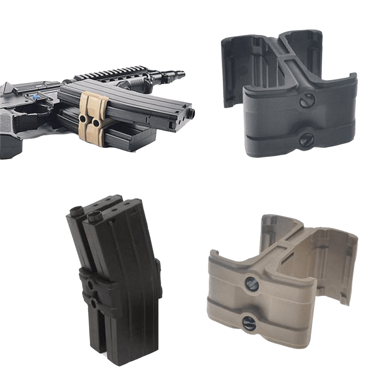 Quick attach magazine coupler for blaster magazines - Tactical Edge Hobbies