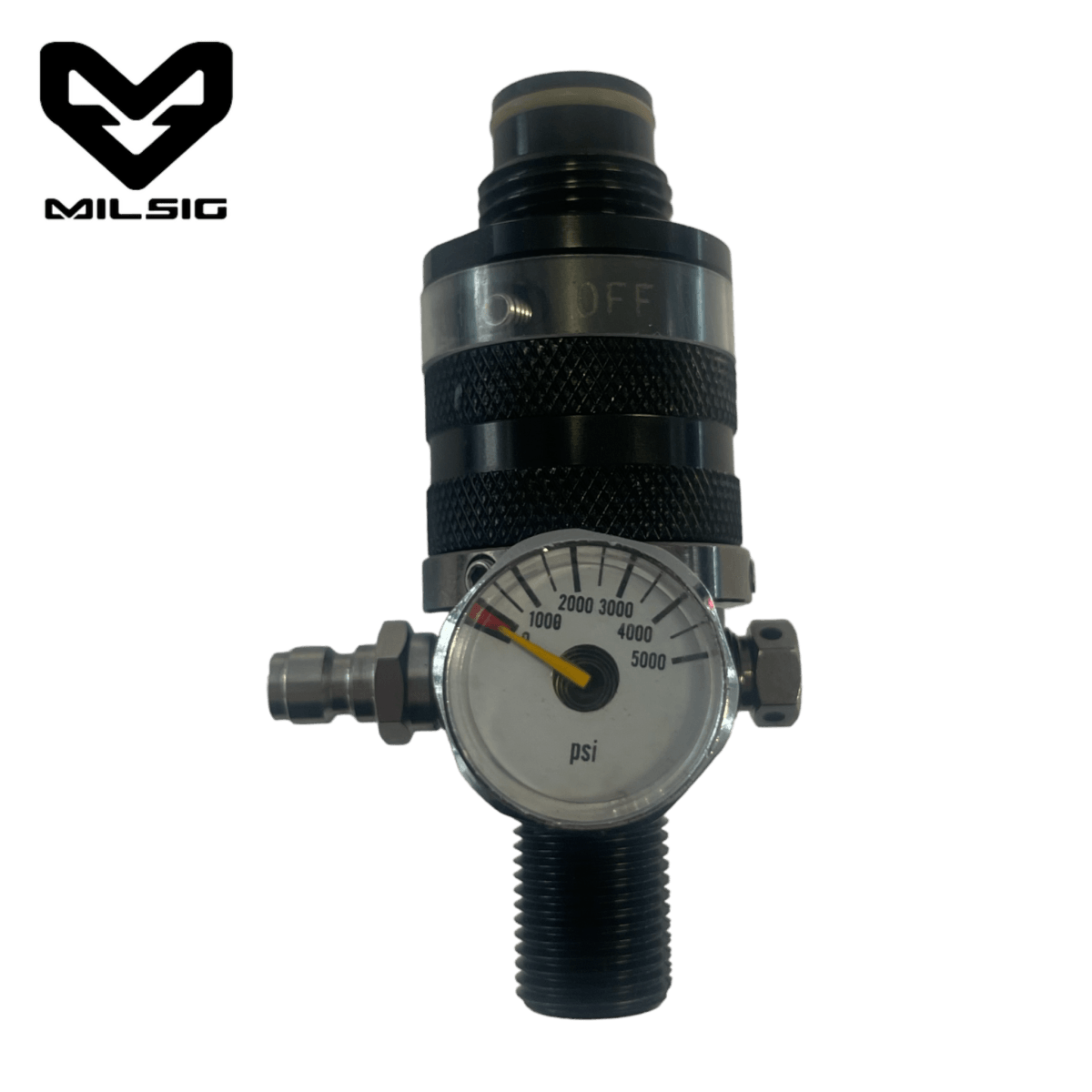 Milsig On/Off Regulator reliable and efficient for regulating air flow - Tactical Edge Hobbies