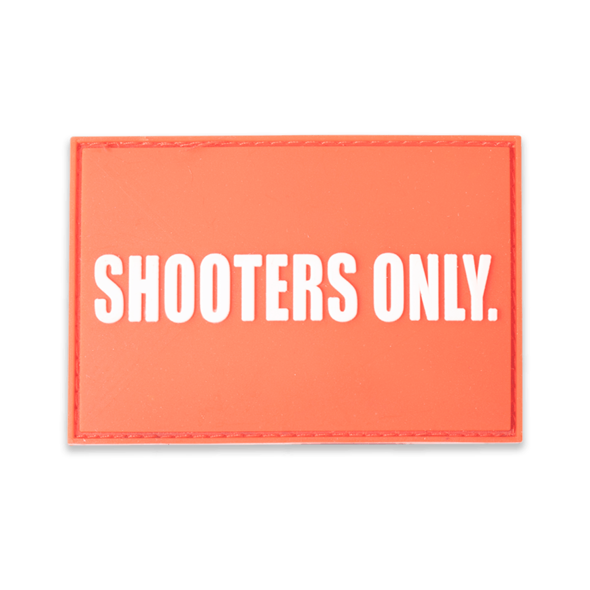 Shooters Only Patch with bold lettering and durable design - Tactical Edge Hobbies