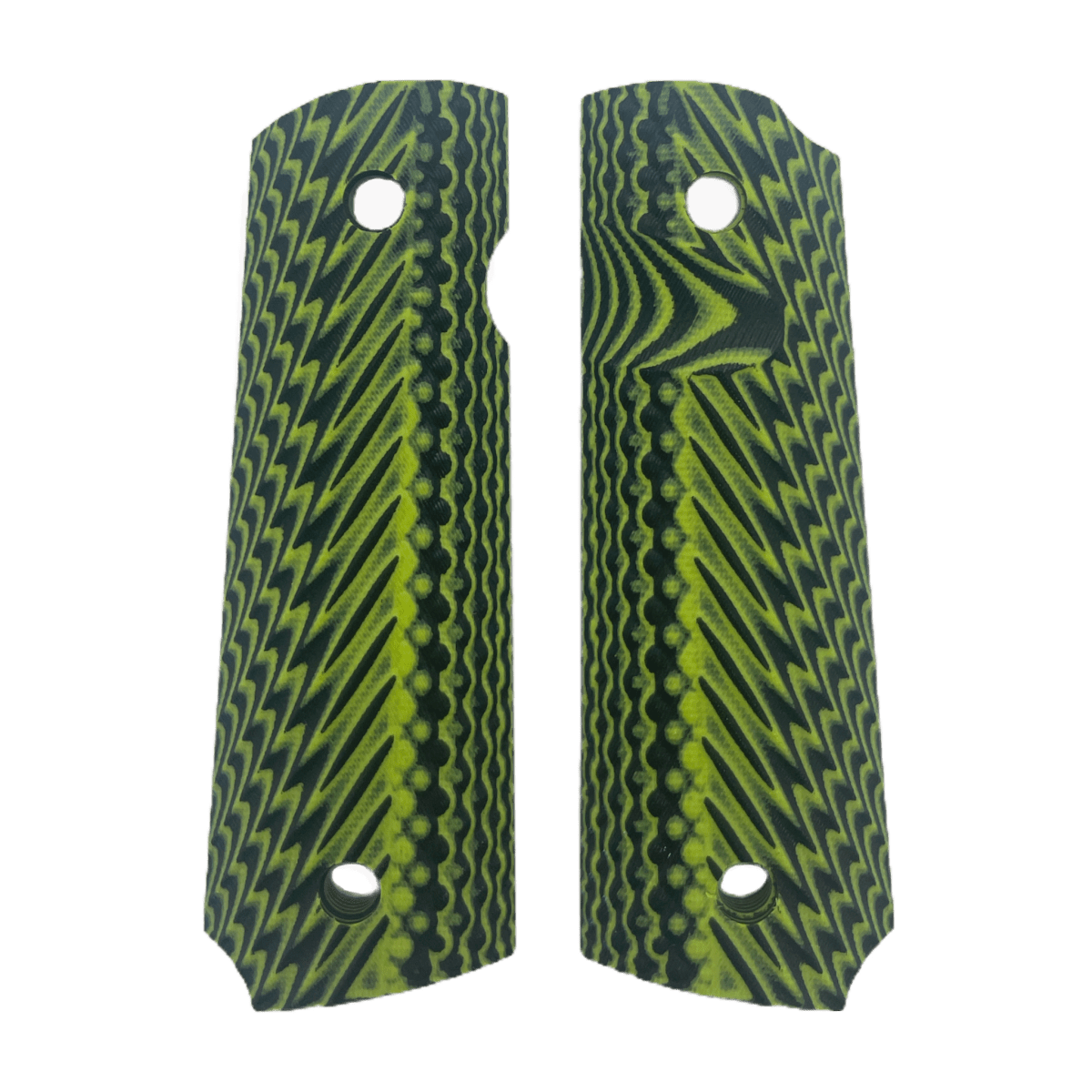 Tactical Green Pistol Grip Set for GE 1911 GBB Gel Blaster for improved handling and comfort - Tactical Edge Hobbies