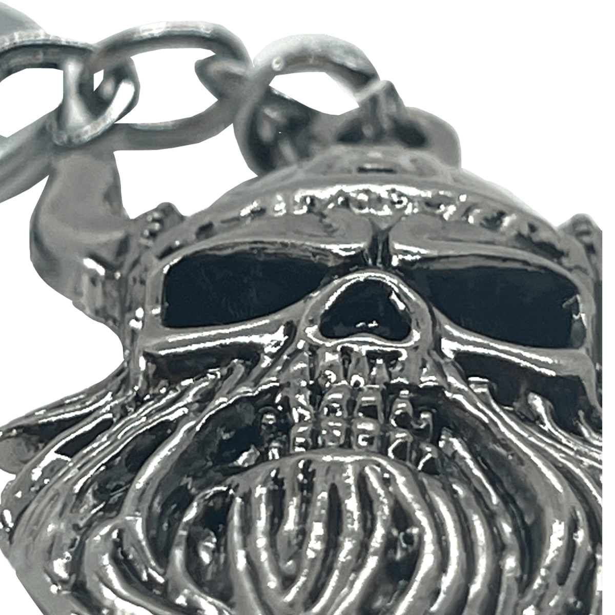 Metal Viking Skull Keyring with a bold and rugged look - Tactical Edge Hobbies