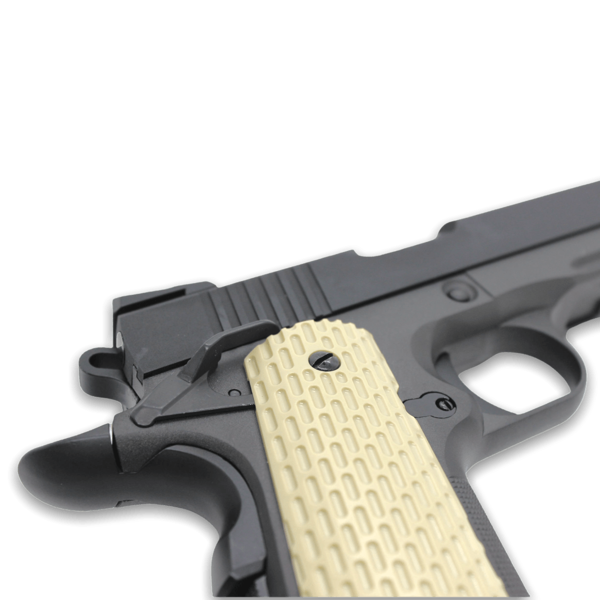 WE Tech 1911 Kimber Gelsoft Gas Blowback Gel Blaster with durable construction - Tactical Edge Hobbies
