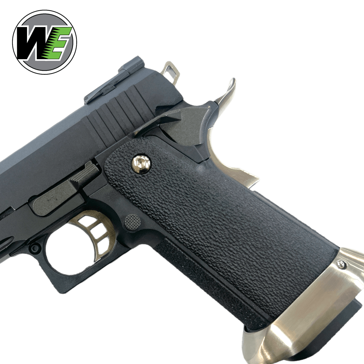 WE-Tech Hi-Capa 5.1 WET T-Rex Gas Blowback Gel Blaster, ideal for competitive gel blaster enthusiasts - Tactical Edge Hobbies